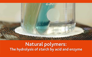 Natural polymers - The hydrolysis of starch by acid and enzyme