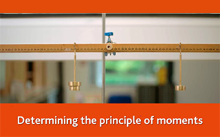 Determining the principle of moments