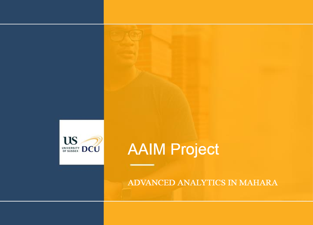 AAIM Project - Advanced Analytics in Mahara